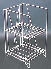 2 Shelf Folding 1Qtr Fold Rack 