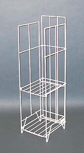 2 Shelf Folding News Rack