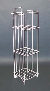 3 Shelf Free Standing News Rack